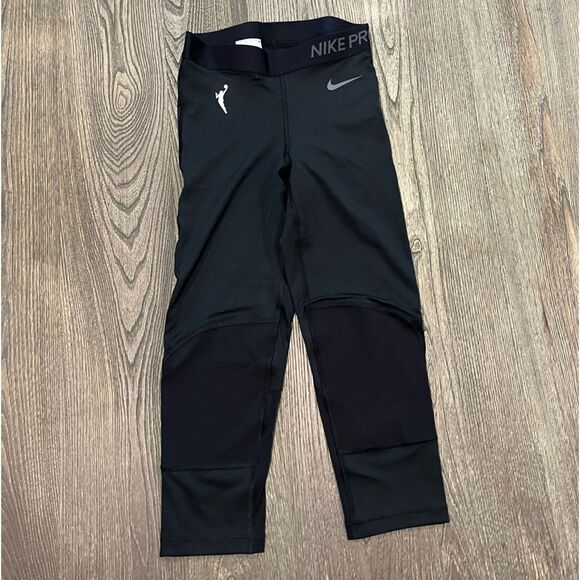 NWOT Nike Pro Womens Dri-Fit WNBA Official Issued Compression Tights Black Small - Picture 1 of 5